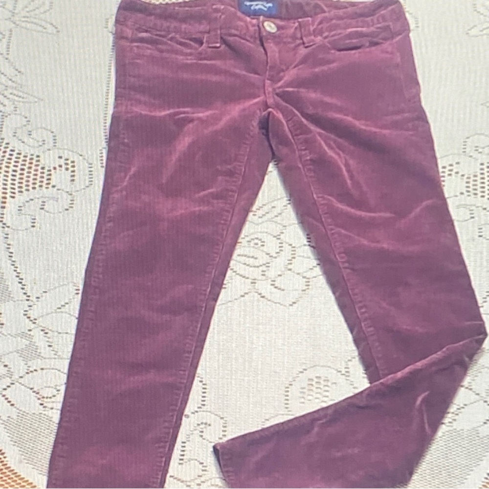 American Eagle Outfitters Women's Skinny Jeans - Burgundy